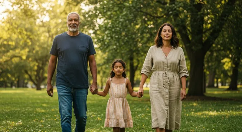 Family Walk in the Park to Cope with Acute Stress Disorder Symptoms