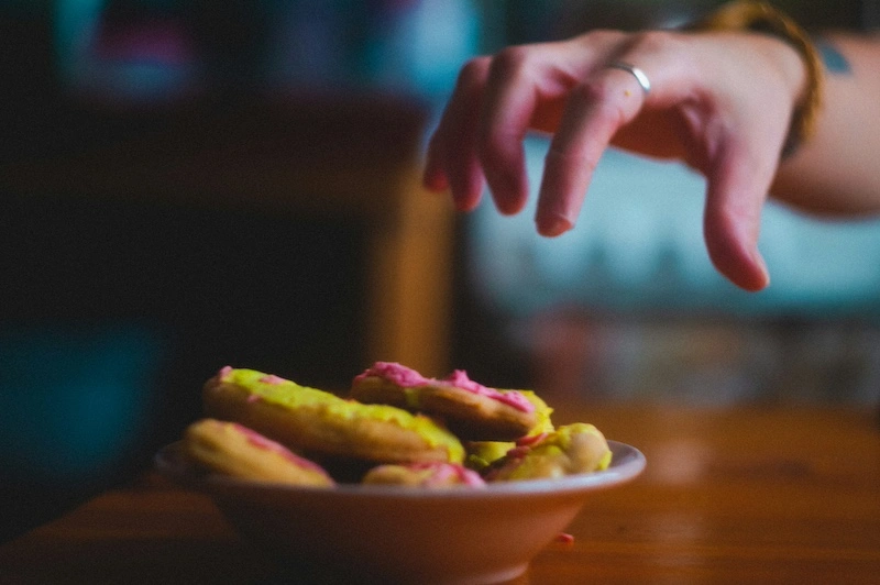Binge eating episode